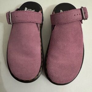 Dr. Martens clogs-  zebzag muted purple